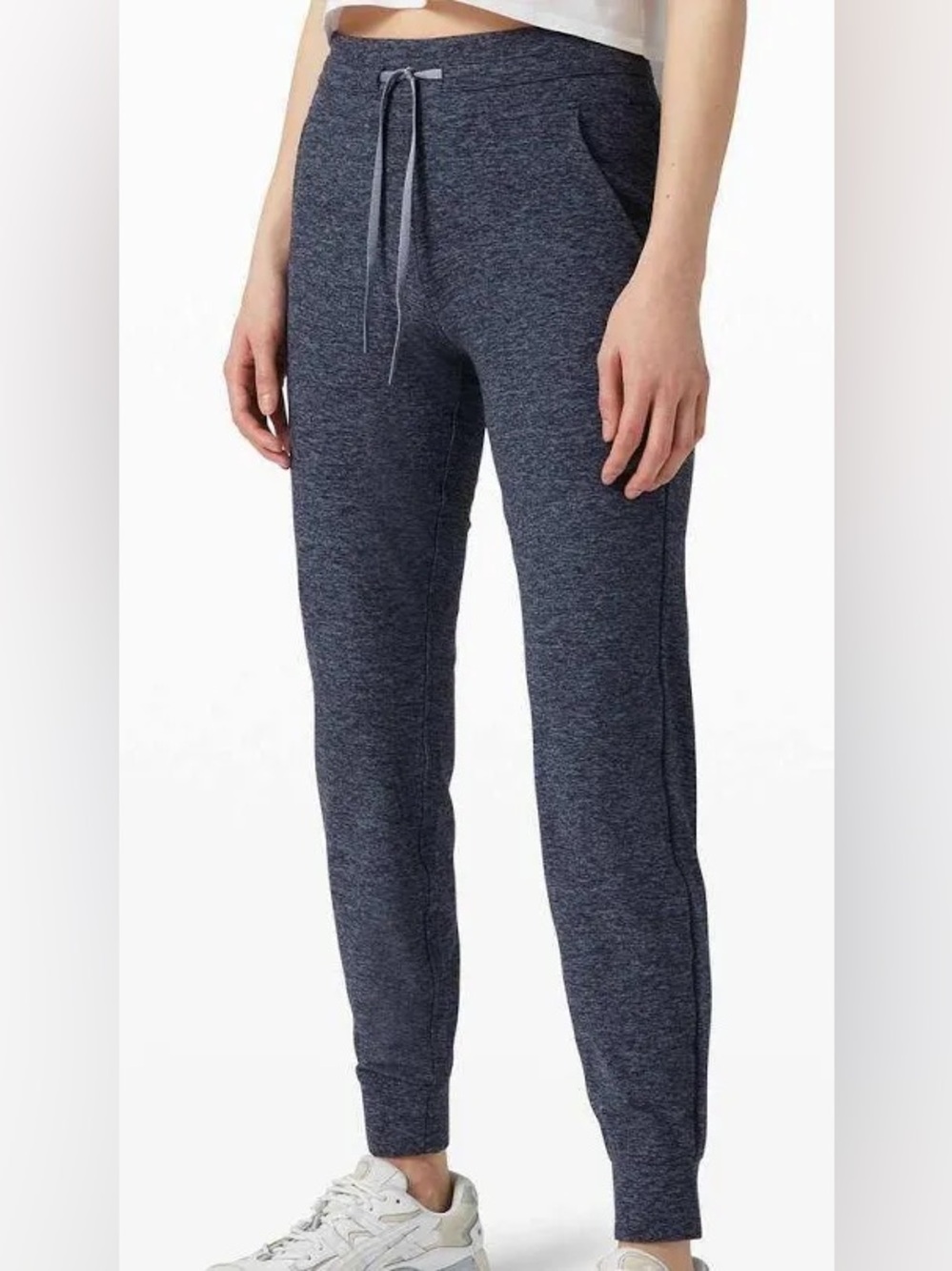 Lululemon Ready to Rulu Joggers Size 0 Heathered Gray Black Athleisure